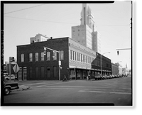 Historic Framed Print, Campbell Building, 102-124 Eighth Street, Augusta, Richmond County, GA,  17-7/8" x 21-7/8"