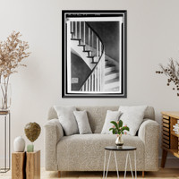 Historic Framed Print, White House, 1822 Broad Street, Augusta, Richmond County, GA - 4,  17-7/8" x 21-7/8"