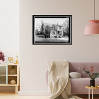 Harper House, Wrightsboro Road, Augusta vicinity, Richmond County, GA - 2, Antique Poster