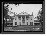 Bailey-Tebeault House, Meriwether Street, Griffin, Spalding County, GA, Vintage Wall Art