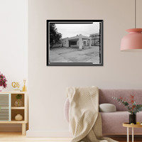 Jack Collins Texaco Station, 223 West Taylor Street, Griffin, Spalding County, GA - 3, Vintage Wall Art
