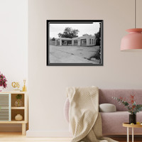 Jack Collins Texaco Station, 223 West Taylor Street, Griffin, Spalding County, GA - 4 Classic, Antique Wall Art