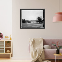 Plains School, Gymnasium, Bond Street (opposite Paschal Street), Plains, Sumter County, GA - 6, Vintage Wall Art