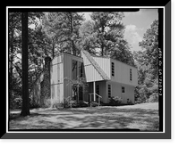 Pond House, Fish Pond Road (near Old Plains Highway), Plains, Sumter County, GA - 3, Vintage Print