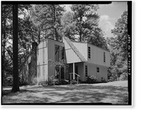 Pond House, Fish Pond Road (near Old Plains Highway), Plains, Sumter County, GA - 3, Vintage Print