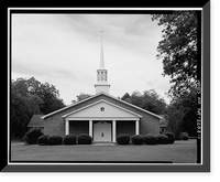 Maranatha Baptist Church, Georgia Highway 49 near Hospital Street, Plains, Sumter County, GA, Antique Print