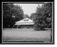 Jimmy Carter Boyhood Home, Old Plains Highway (Lebanon Cemetery Road), Plains vicinity, Sumter County, GA - 2, Vintage Print