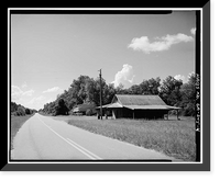 Jimmy Carter Boyhood Home, Old Plains Highway (Lebanon Cemetery Road), Plains vicinity, Sumter County, GA - 4, Antique Poster