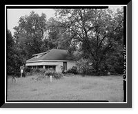 Jimmy Carter Boyhood Home, Old Plains Highway (Lebanon Cemetery Road), Plains vicinity, Sumter County, GA - 7, Vintage Print