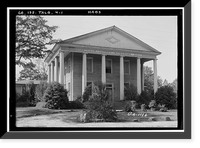 Straus Le Vert Memorial Hall, Talbotton, Talbot County, GA, Vintage Poster