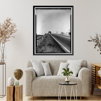 Tifton Bridge, U.S. Route 82/State Route 50 over Seaboard Coastli, Tifton, Tift County, GA, Vintage Wall Art