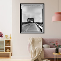 Tifton Bridge, U.S. Route 82/State Route 50 over Seaboard Coastli, Tifton, Tift County, GA - 2, Vintage Wall Art
