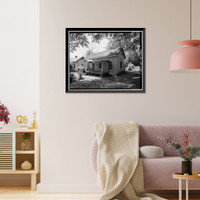 Historic Framed Print, 308 Dix Street (House), La Grange, Troup County, GA,  17-7/8" x 21-7/8"