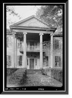Historic Framed Print, Boddie House, Greenville Road, La Grange vicinity, Troup County, GA - 3,  17-7/8" x 21-7/8"