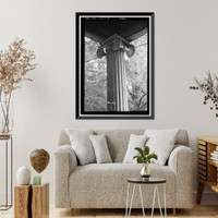 Historic Framed Print, Boddie House, Greenville Road, La Grange vicinity, Troup County, GA - 5,  17-7/8" x 21-7/8"