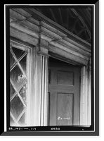 Historic Framed Print, Boddie House, Greenville Road, La Grange vicinity, Troup County, GA - 7,  17-7/8" x 21-7/8"