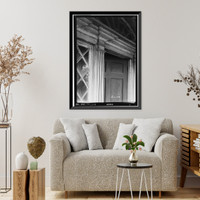 Historic Framed Print, Boddie House, Greenville Road, La Grange vicinity, Troup County, GA - 7,  17-7/8" x 21-7/8"