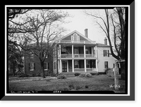 Gilbert-Alexander-Wright House, 312 North Alexander Avenue, Washington, Wilkes County, GA, Vintage Poster