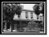 Green-Meldrim House, 327 Bull Street, Savannah, Chatham County, GA - 2 Classic, Vintage Print