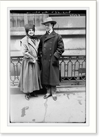 Historic Framed Print, Gabrilowitsch & Clara Clemens,  17-7/8" x 21-7/8" Historic Framed Print, Gabrilowitsch & Clara Clemens,  17-7/8" x 21-7/8"