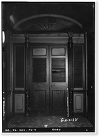 Historic Framed Print, Mackay House, 125 East Congress Street, Savannah, Chatham County, GA - 7,  17-7/8" x 21-7/8"