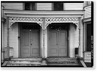 Historic Framed Print, Savannah Victorian Historic District, 107 West Duffy Street (House), Savannah, Chatham County, GA - 9,  17-7/8" x 21-7/8"