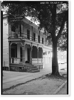 Savannah Victorian Historic District, 107 West Duffy Street (House), Savannah, Chatham County, GA - 10, Vintage Poster