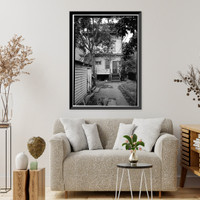 Historic Framed Print, Savannah Victorian Historic District, 224 East Henry Street (House), Savannah, Chatham County, GA - 2,  17-7/8" x 21-7/8"