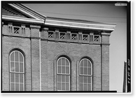 Central of Georgia Railway, Passenger Station & Train Shed, Corner of Louisville (Railroad) Road & West Broad, Savannah, Chatham County, GA - 6, Vintage Poster
