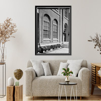Central of Georgia Railway, Passenger Station & Train Shed, Corner of Louisville (Railroad) Road & West Broad, Savannah, Chatham County, GA - 7, Vintage Wall Art