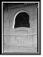 Central of Georgia Railway, Passenger Station & Train Shed, Corner of Louisville (Railroad) Road & West Broad, Savannah, Chatham County, GA - 16 Classic, Antique Print