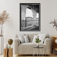 Central of Georgia Railway, Passenger Station & Train Shed, Corner of Louisville (Railroad) Road & West Broad, Savannah, Chatham County, GA - 17, Vintage Wall Art