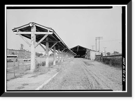 Central of Georgia Railway, Passenger Station & Train Shed, Corner of Louisville (Railroad) Road & West Broad, Savannah, Chatham County, GA - 25, Historic Print