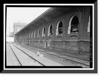 Central of Georgia Railroad, Passenger Station & Train Shed, 301 West Broad Street, Savannah, Chatham County, GA - 2 Classic, Historic Print