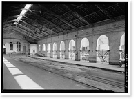 Central of Georgia Railroad, Passenger Station & Train Shed, 301 West Broad Street, Savannah, Chatham County, GA - 3, Historic Reproduction