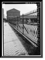 Central of Georgia Railway, Cotton Yard Gates, West Broad Street, Savannah, Chatham County, GA - 7, Antique Poster