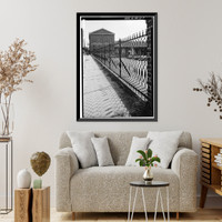 Central of Georgia Railway, Cotton Yard Gates, West Broad Street, Savannah, Chatham County, GA - 7, Antique Poster