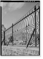 Central of Georgia Railway, Cotton Yard Gates, West Broad Street, Savannah, Chatham County, GA - 8 Classic, Vintage Poster