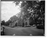 St. John's Episcopal Church, 329 Bull Street, Savannah, Chatham County, GA, Antique Poster