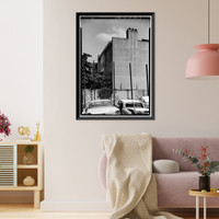 Historic Framed Print, John Ash House, 114-116 West Hull Street, Savannah, Chatham County, GA - 3,  17-7/8" x 21-7/8"