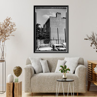 Historic Framed Print, John Ash House, 114-116 West Hull Street, Savannah, Chatham County, GA - 3,  17-7/8" x 21-7/8"