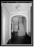 Historic Framed Print, John Ash House, 114-116 West Hull Street, Savannah, Chatham County, GA - 4,  17-7/8" x 21-7/8"