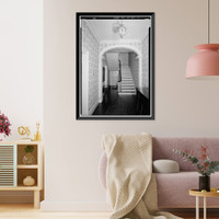 Historic Framed Print, John Ash House, 114-116 West Hull Street, Savannah, Chatham County, GA - 4,  17-7/8" x 21-7/8"