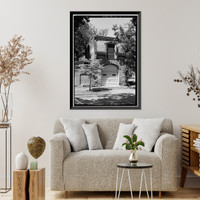 Samuel P. Hamilton House, Carriage House, 330 Abercorn Street, Savannah, Chatham County, GA, Vintage Poster