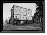 Mary Marshall Houses, 127-129 Abercorn Street, Savannah, Chatham County, GA, Vintage Print