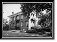 Mercer-Wilder House, 429 Bull Street, Savannah, Chatham County, GA - 2, Antique Print