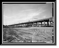Central of Georgia Railway, Bay Street Viaduct, U.S. 17 & Bay Street, spanning Central of Georgia, Savannah, Chatham County, GA - 8, Historic Print