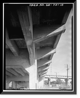 Central of Georgia Railway, Bay Street Viaduct, U.S. 17 & Bay Street, spanning Central of Georgia, Savannah, Chatham County, GA - 10, Historic Reproduction