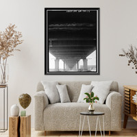 Central of Georgia Railway, Bay Street Viaduct, U.S. 17 & Bay Street, spanning Central of Georgia, Savannah, Chatham County, GA - 12, Antique Wall Art