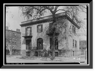 Historic Framed Print, Minis House, 204 Hull Street, Savannah, Chatham County, GA - 2,  17-7/8" x 21-7/8"